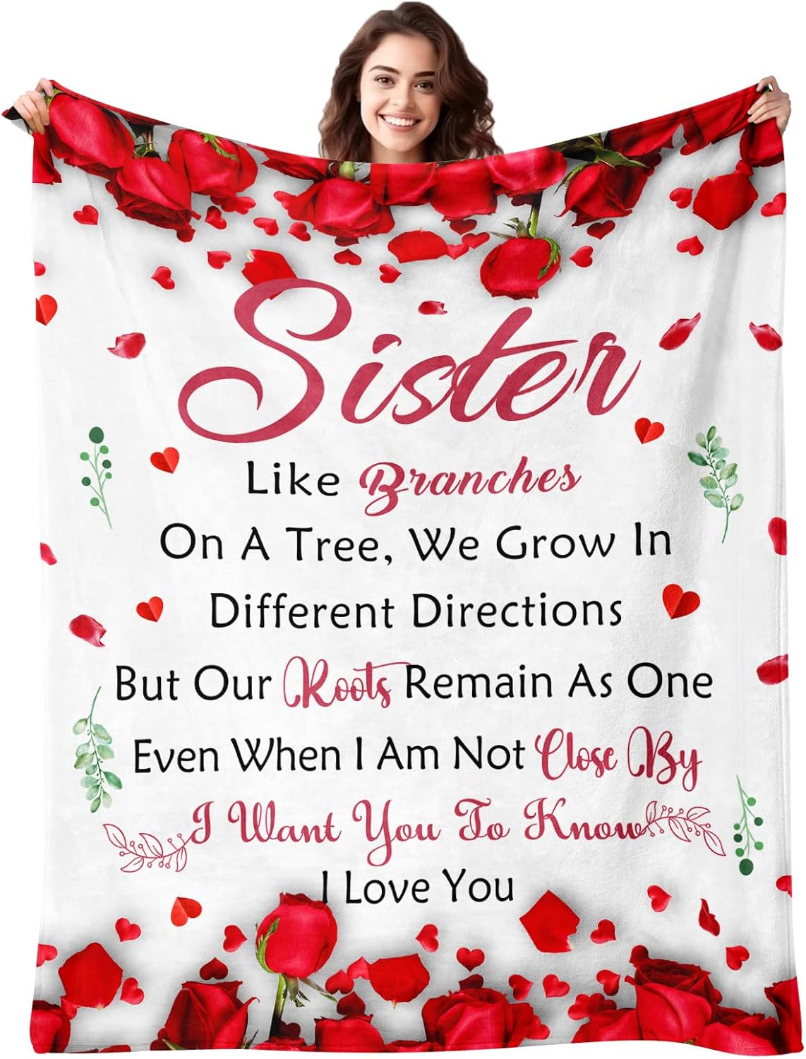 Sister Birthday Gifts - Cozy Throw Blanket for Every Occasion