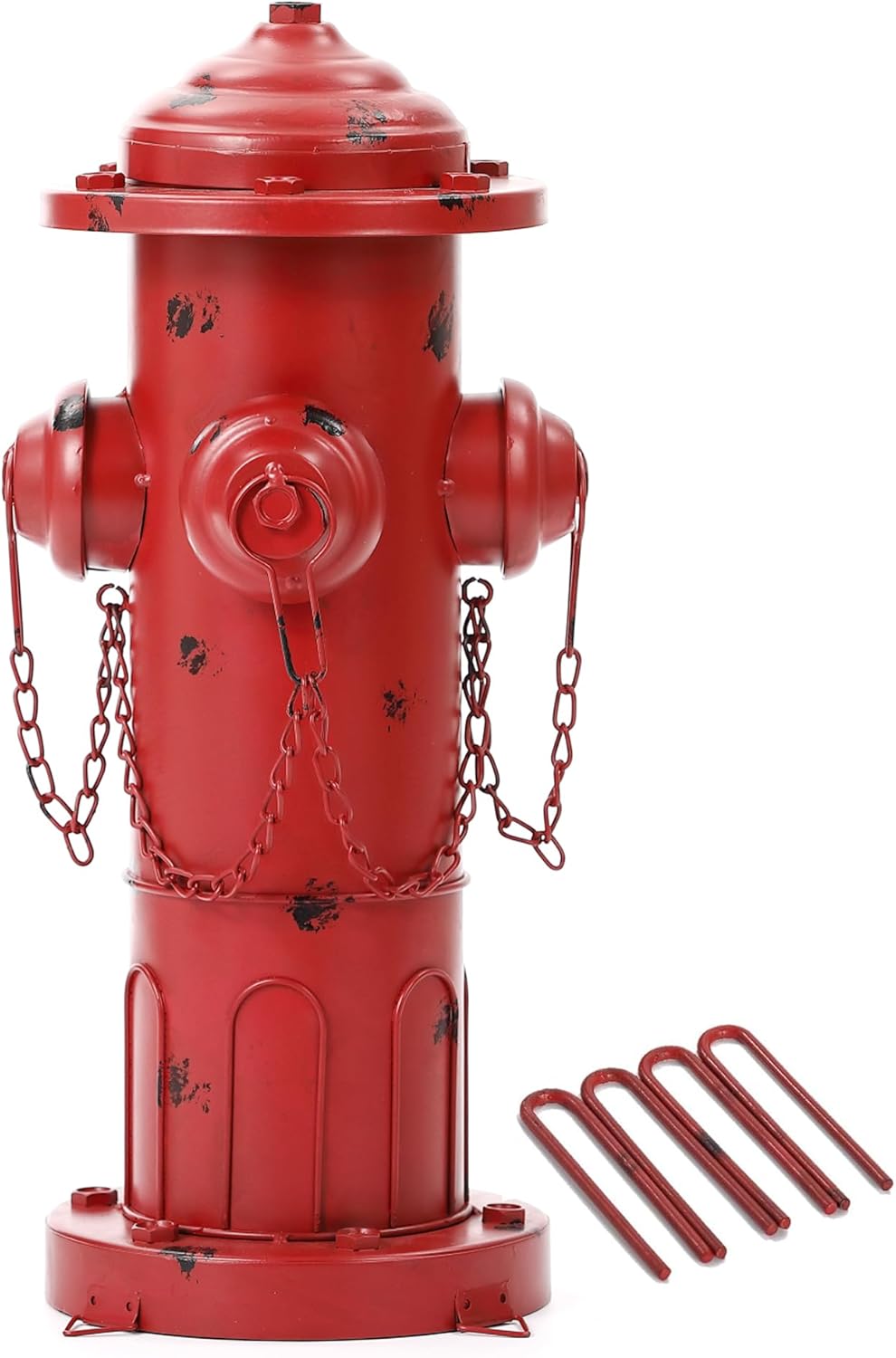16 H Metal Fire Hydrant for Dogs to Pee On - Vintage Decor