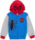 Marvel Spider-Man Avengers Fleece Zip Up Cosplay Hoodie - Kid Sized