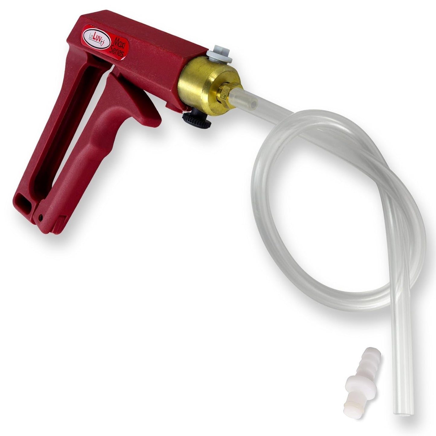 LeLuv Vacuum Pump Red Maxi Handle with Release Valve Bundle