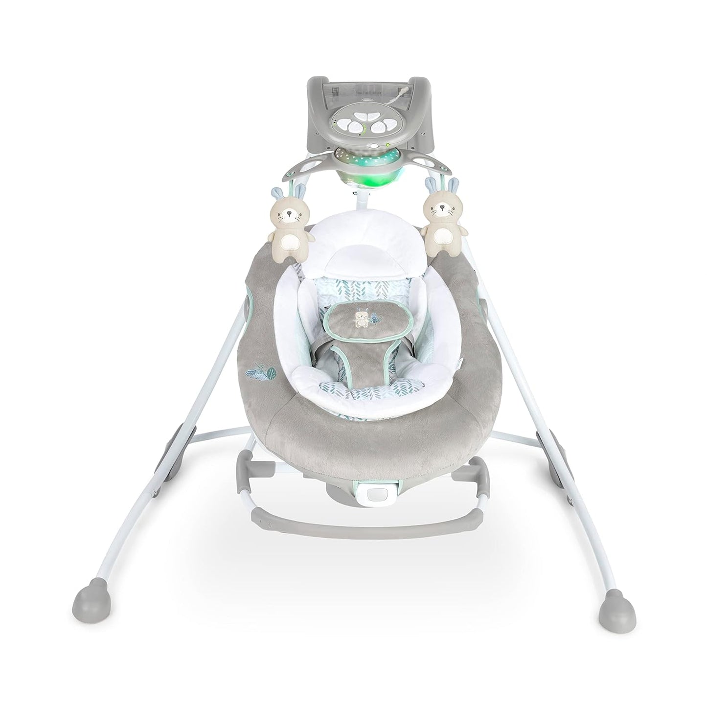 Ingenuity InLighten 2-in-1 Baby Swing & Rocker with Vibrations