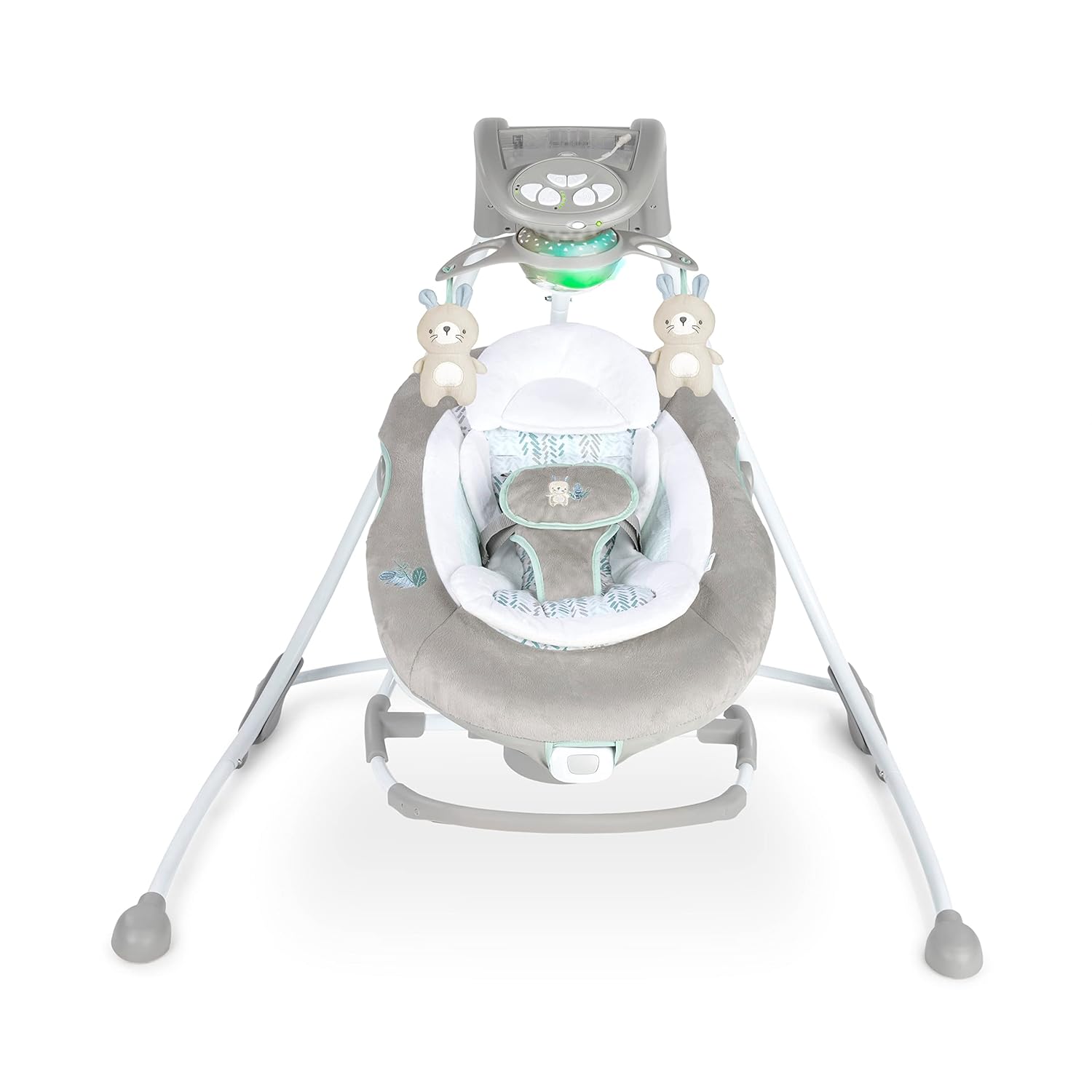Ingenuity InLighten 2-in-1 Baby Swing & Rocker with Vibrations