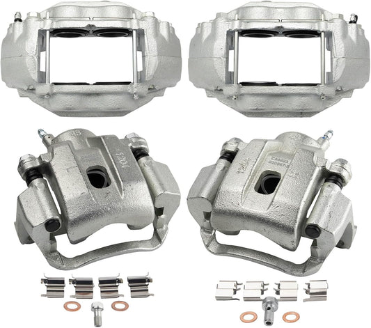 TRQ Brake Caliper Set for 2008-2015 Toyota Sequoia & Tundra