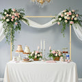 Over The Table Rod Stand Tabletop Balloon Arch Frame - Adjustable Gold