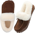 BARERUN Womens Moccasin Snow Boots Ankle Boots - Cozy Faux Fur Warmth