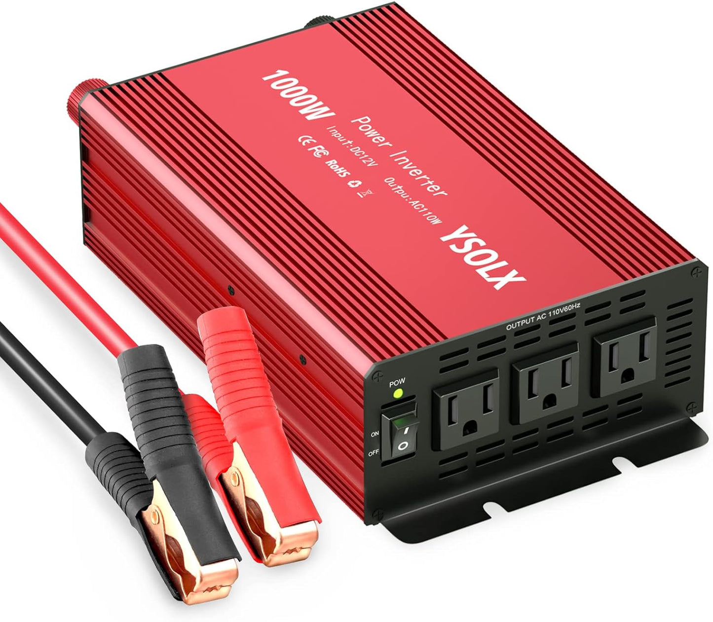 YSOLX 1000W Power Inverter for 12V Truck RV Camping Home