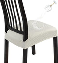 SearchI Waterproof Dining Chair Seat Covers Set of 6 for Comfort