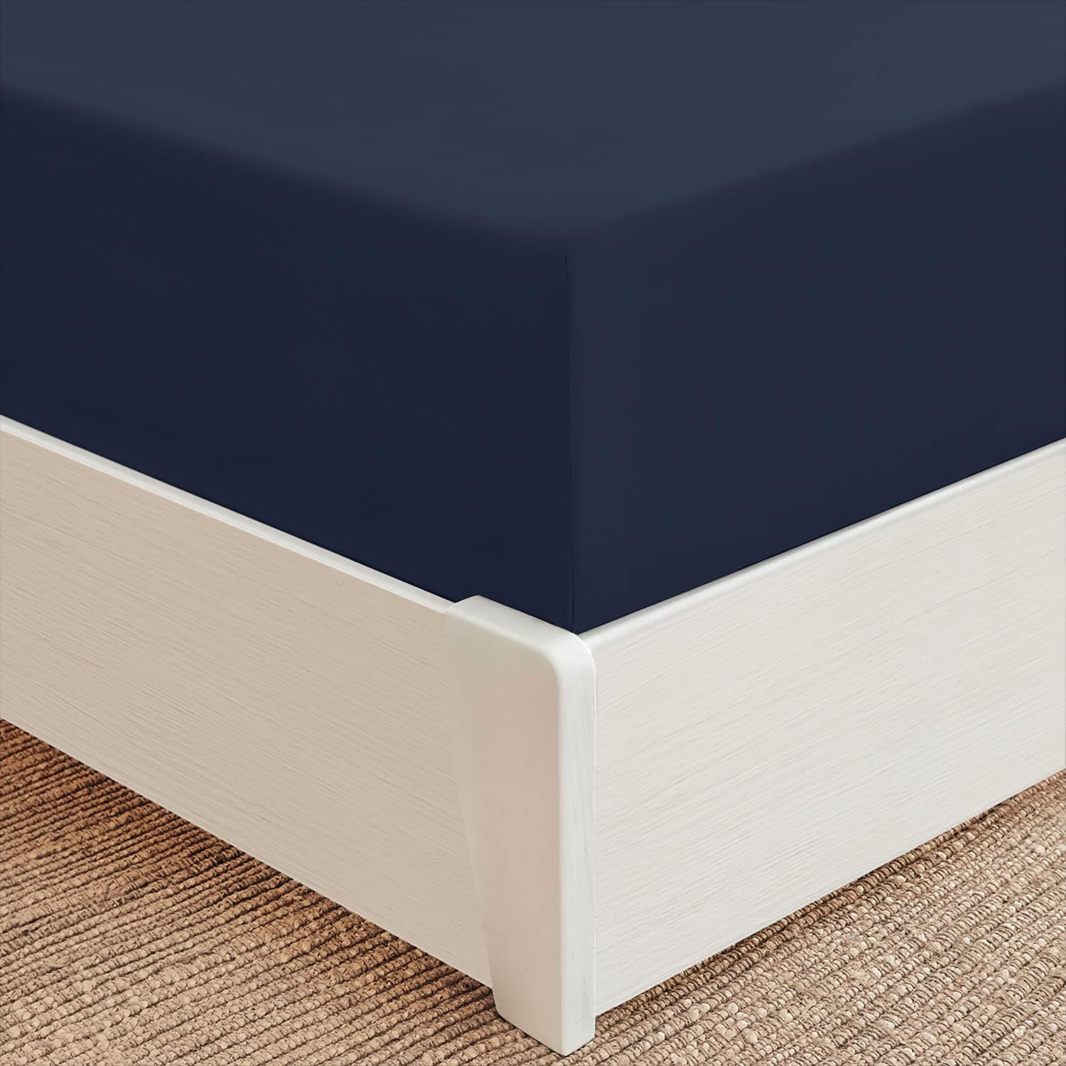Mellanni Extra Deep Pocket Twin XL Fitted Sheet for Comfort