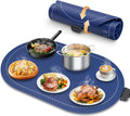 Warming Mat for Food with Adjustable Timer - Fast 10S Heat