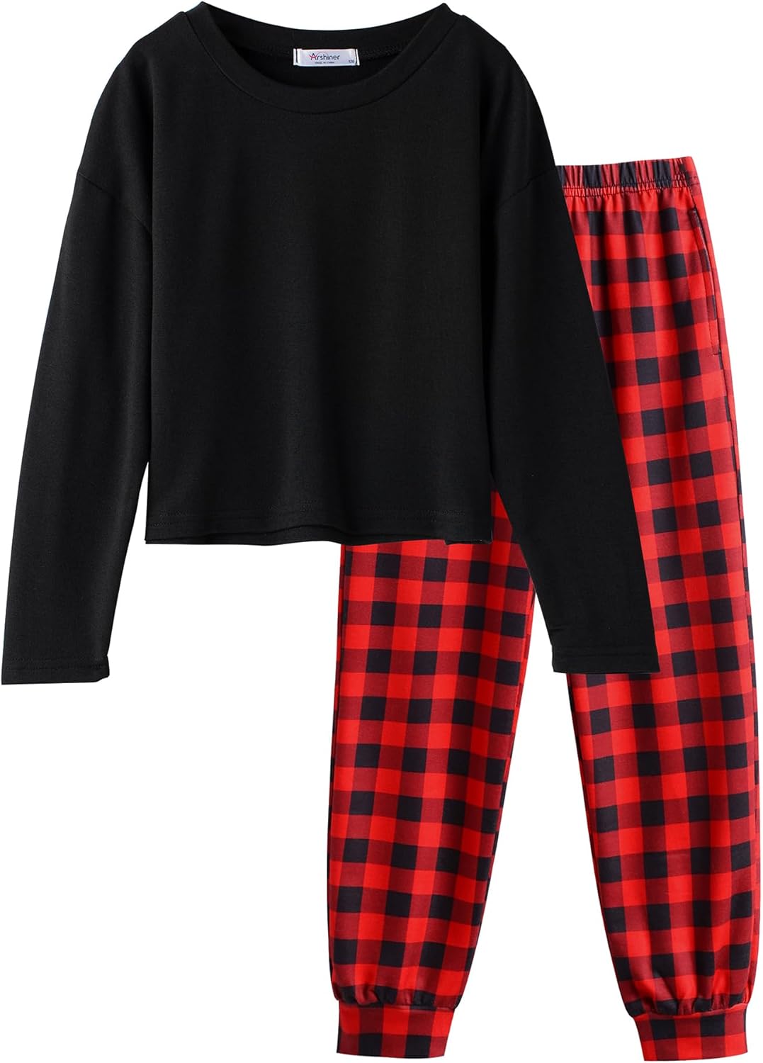 Arshiner Girls Tie Dye Sweatsuits Set for Ages 5-14 Y