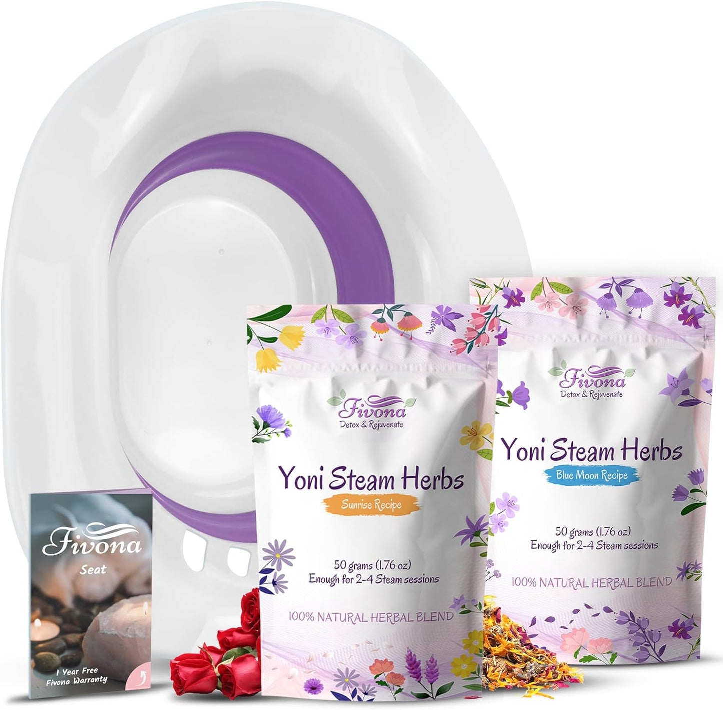 Fivona Yoni Steam Kit 3-in-1 for Relaxing Yoni Care at Home