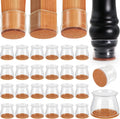 Ansible 24 Pcs Chair Leg Floor Protectors - Large Fit for 1.3in to 2in