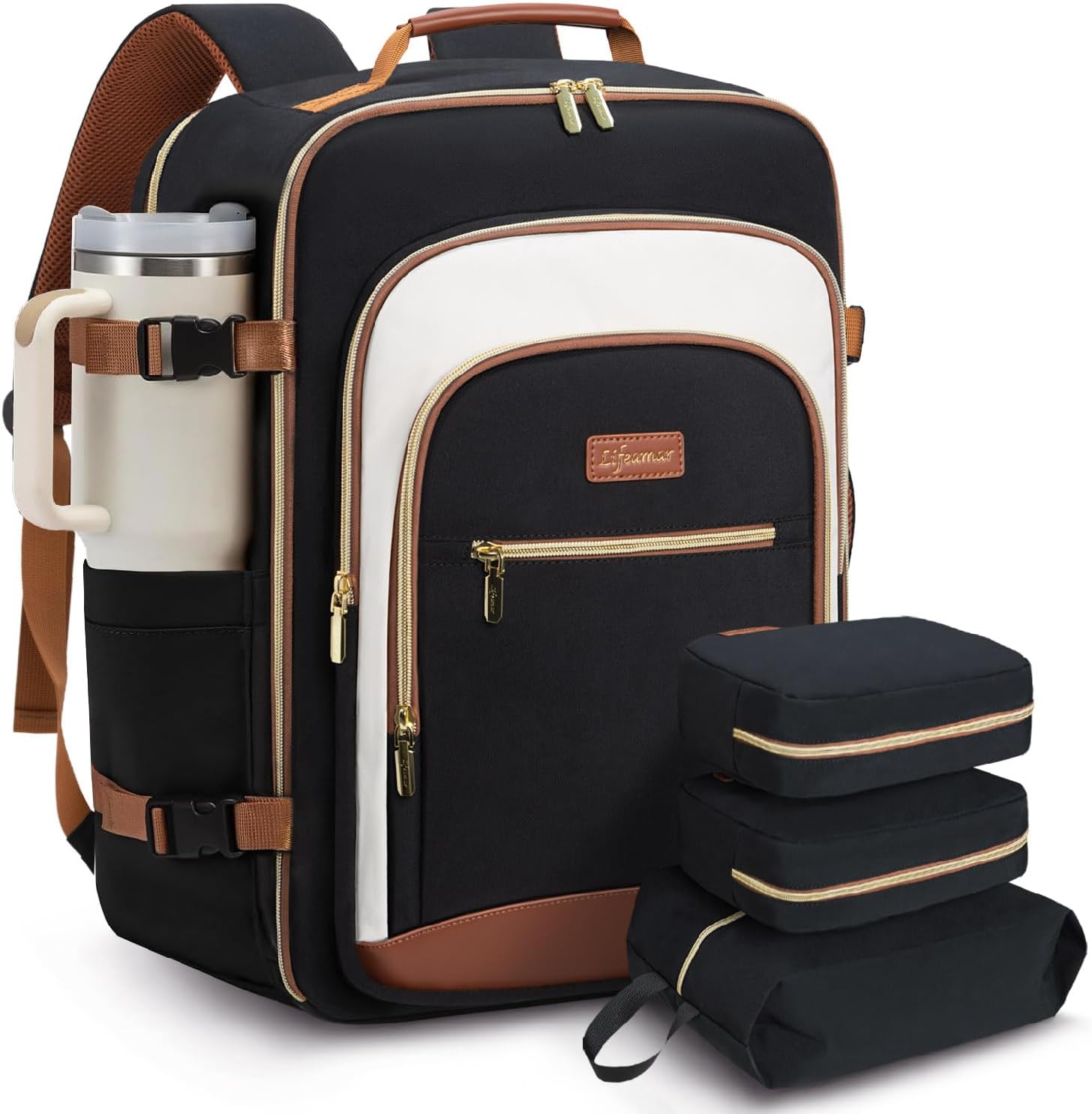 40L Travel Backpack for Women - Waterproof Carry On Bag