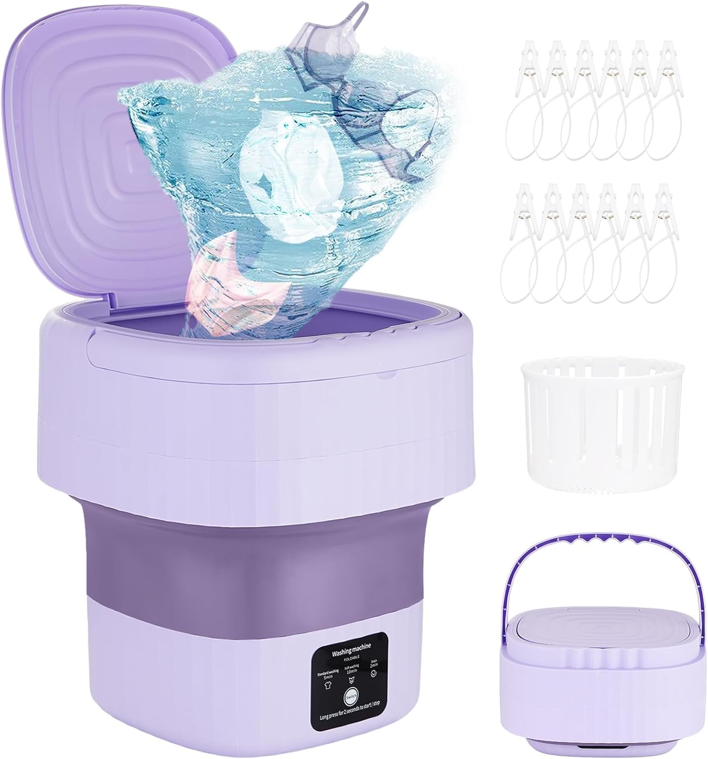 Portable Mini Washer & Dryer Combo - Ideal For Small Spaces