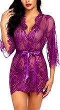 Avidlove Women's Lace Kimono Robe for Elegant Nights