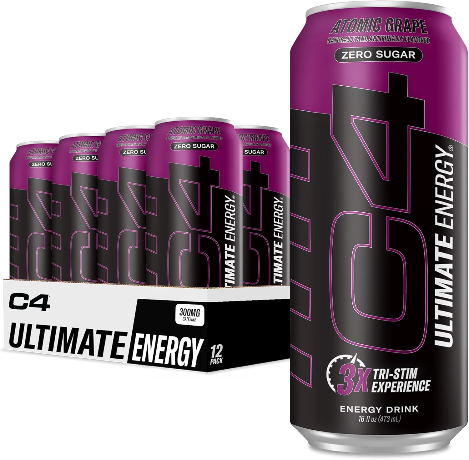 Cellucor C4 Ultimate Pre Workout Energy Drink with 300mg Caffeine