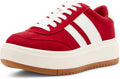 Madden Girl Womens Navida Fashion Sneaker - Striped Platform