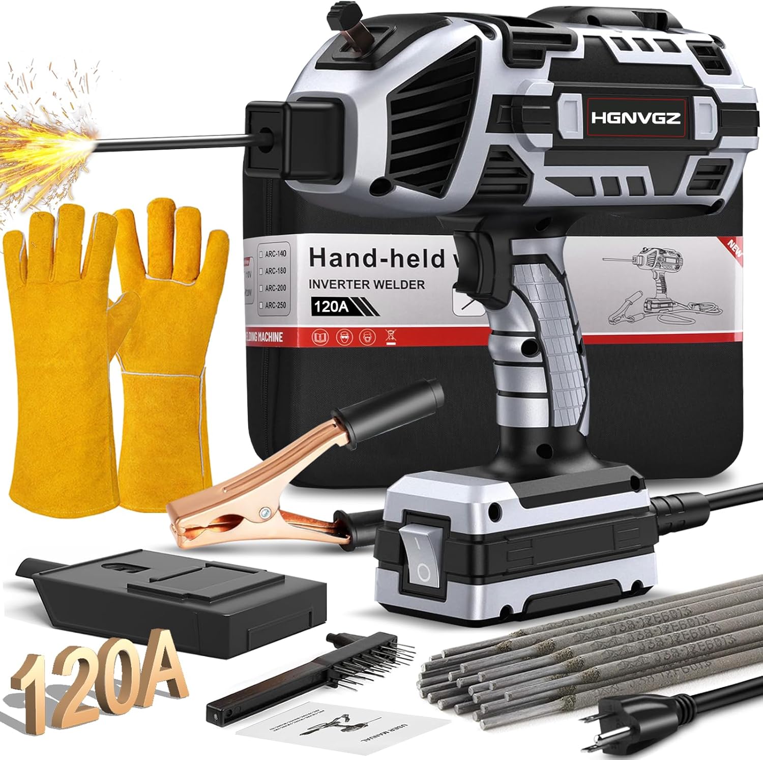 Handheld Welding Machine 20-120A Portable Stick Welder