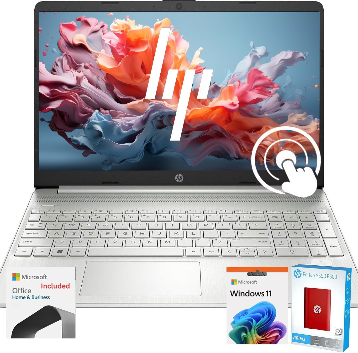 HP 15.6 Touchscreen Laptop with 64GB RAM and 1.5TB SSD