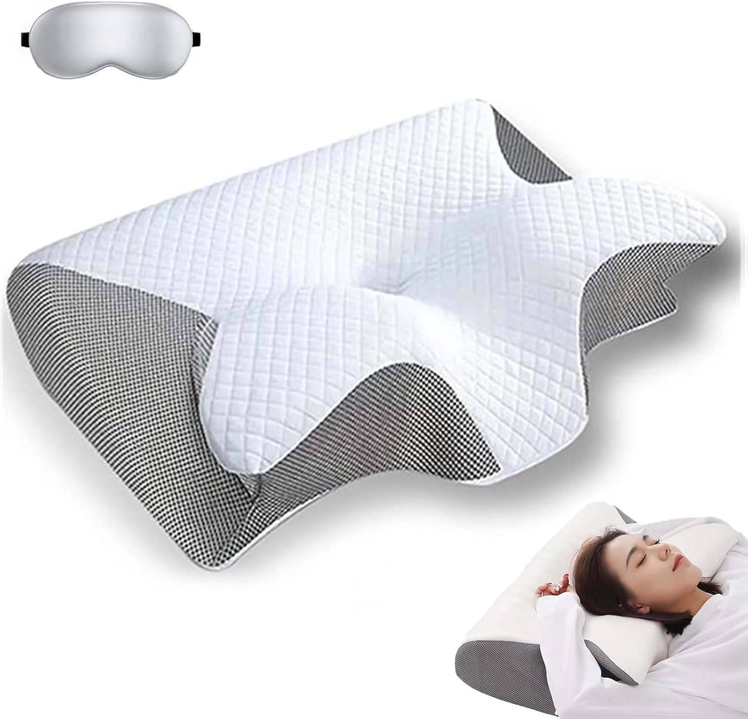 Airway Pro Sleep Apnea Pillow for Neck Pain Relief and Comfort