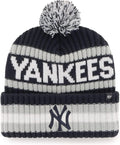 47 MLB Unisex Primary Logo Bering Cuffed Pom Beanie - Warm & Styled
