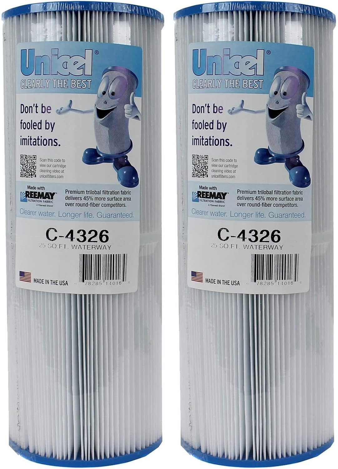 Unicel C-4326 Pool Hot Tub Spa Filter Cartridge 2 Pack