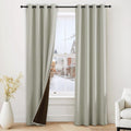 NICETOWN Grommet Blackout Curtains 2 Panels Set - Thermal Insulated
