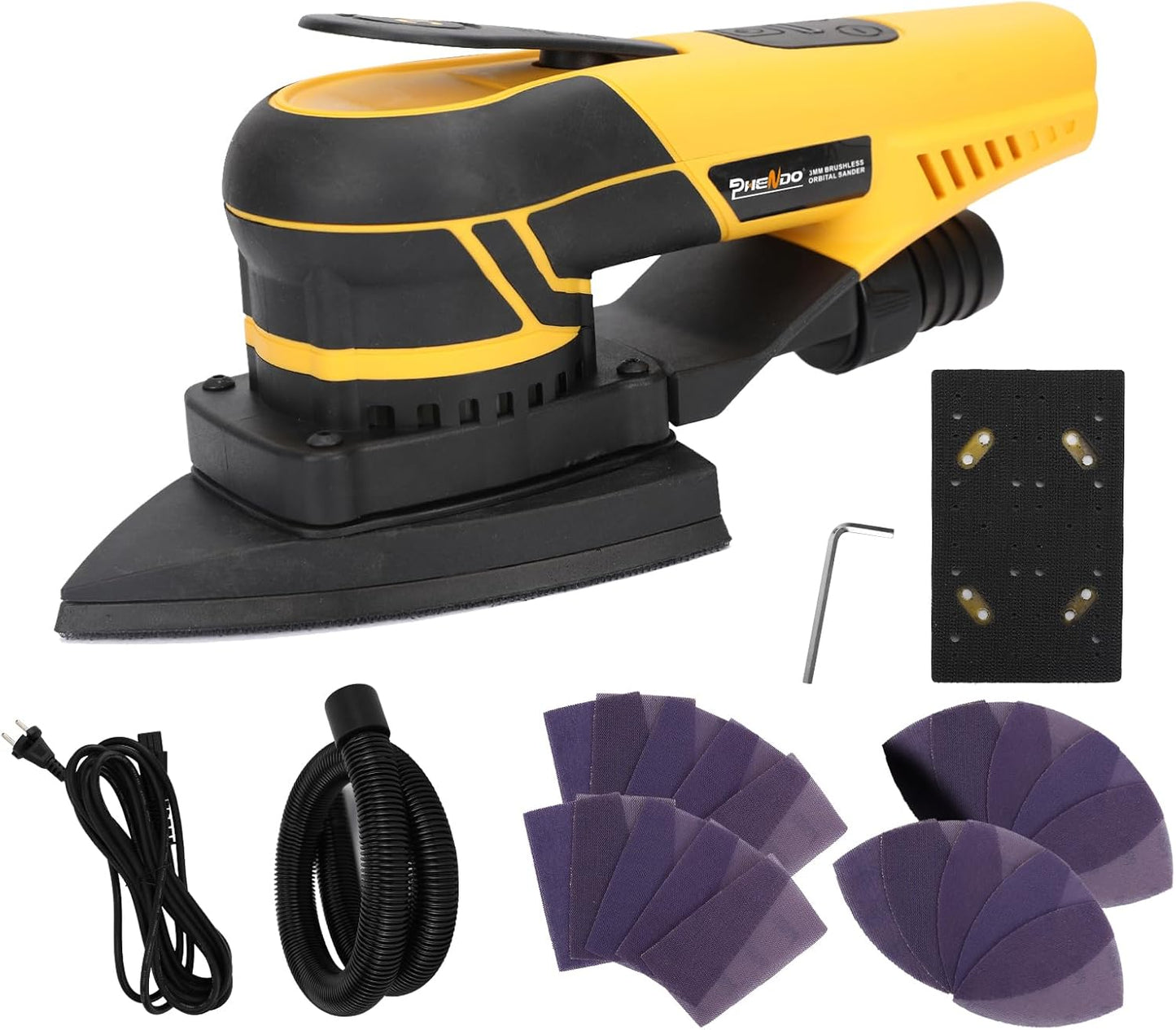350W Electric Delta Random Orbital Sander for Woodworking