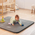 Baby Play Mat for Floor - Thick 1.2in Foam Tummy Time Mat