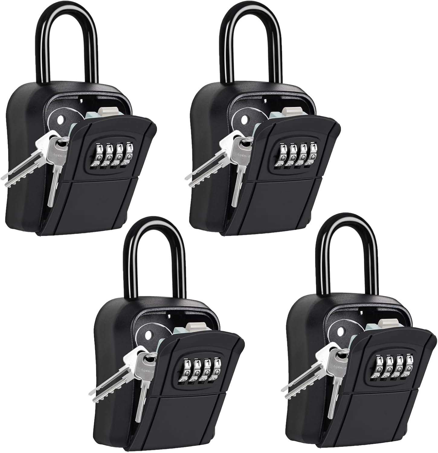 Portable Key Lock Box for Indoor and Outdoor Security Needs