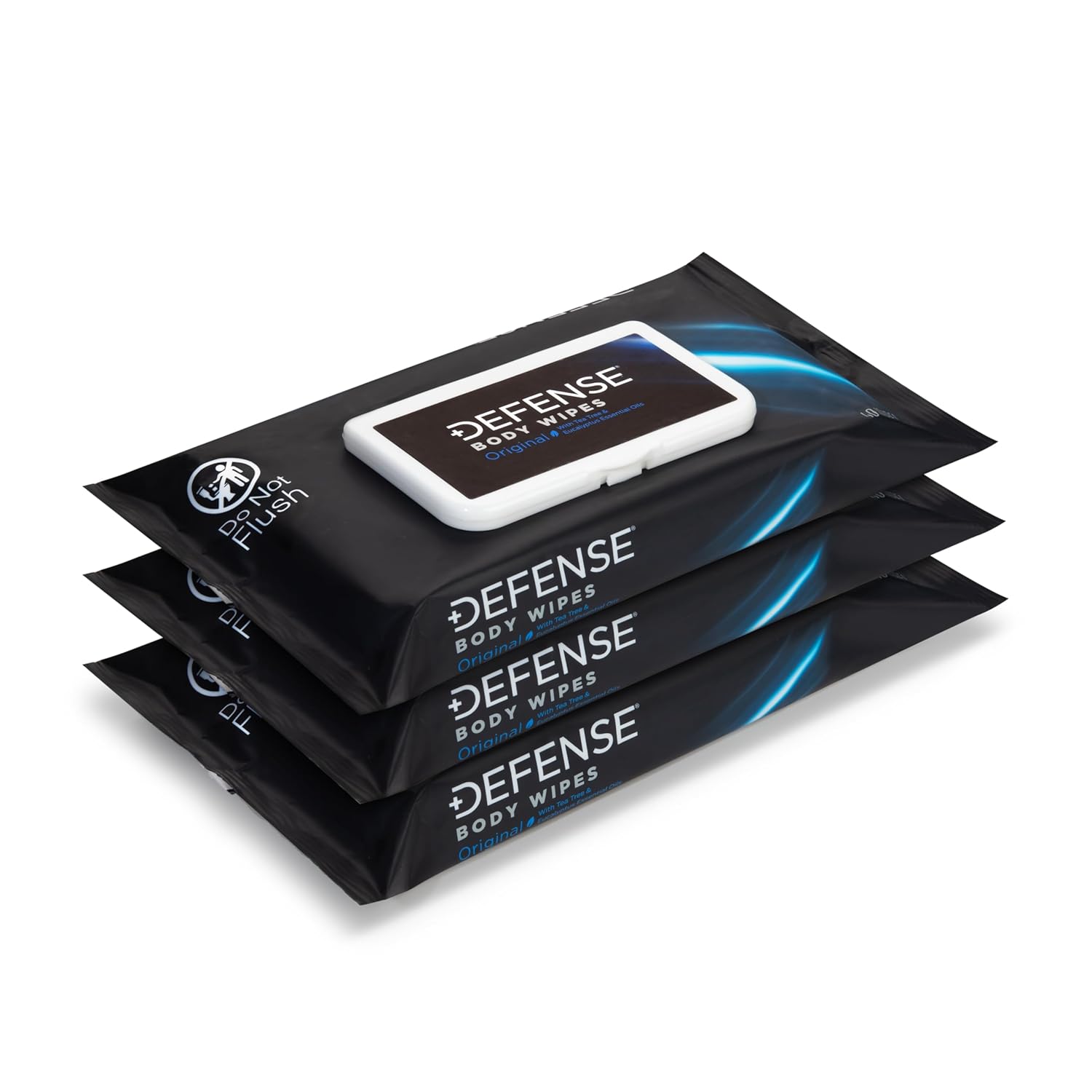 Defense Soap All Natural Body Wipes with Tea Tree Oil for Men