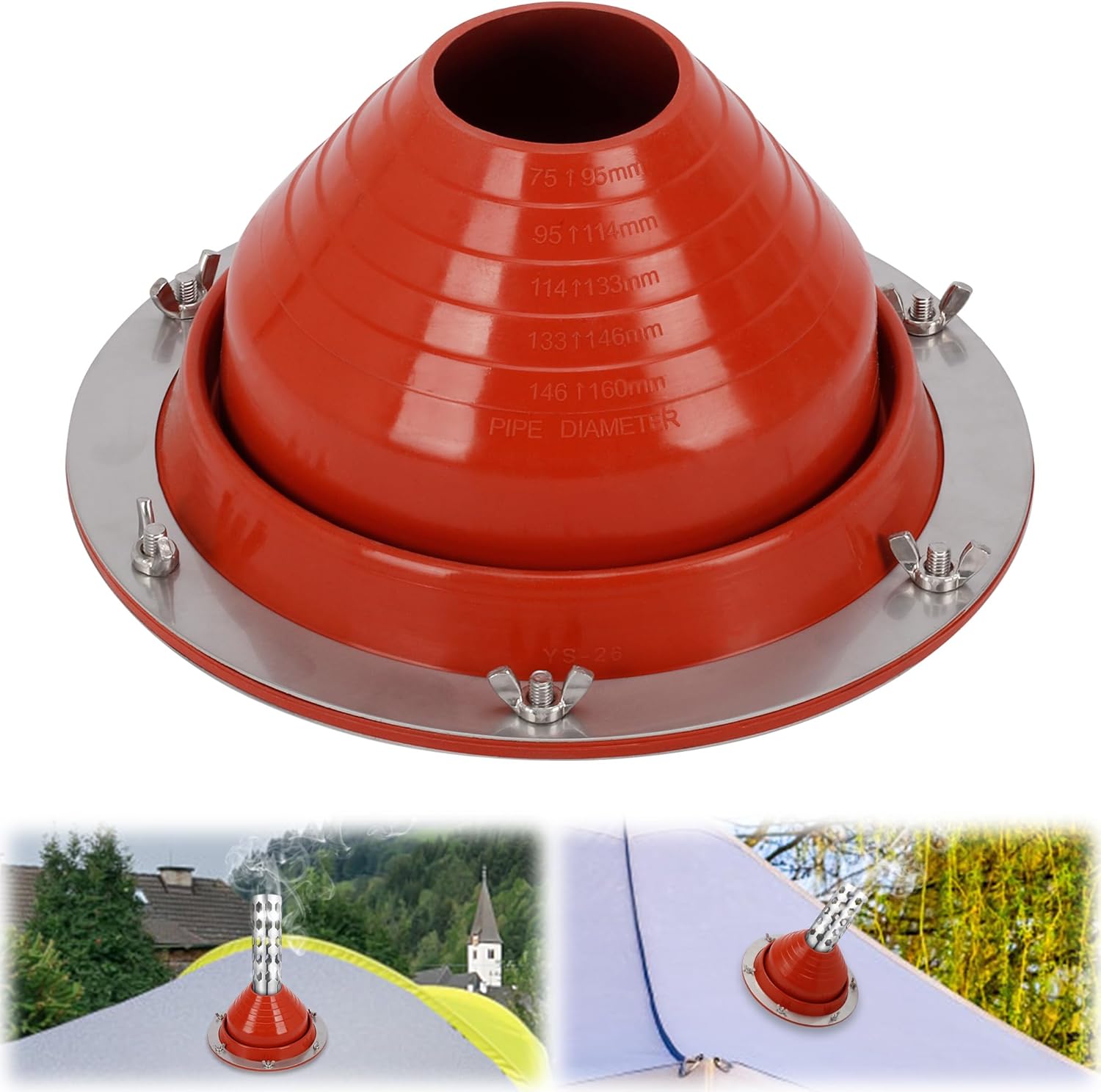 ikare Stove Jack Kit - High Temp Silicone Seal for Stoves