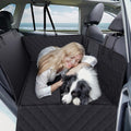 Dog Car Seat Cover for Back Seat - Large Waterproof Hard Bottom Seat