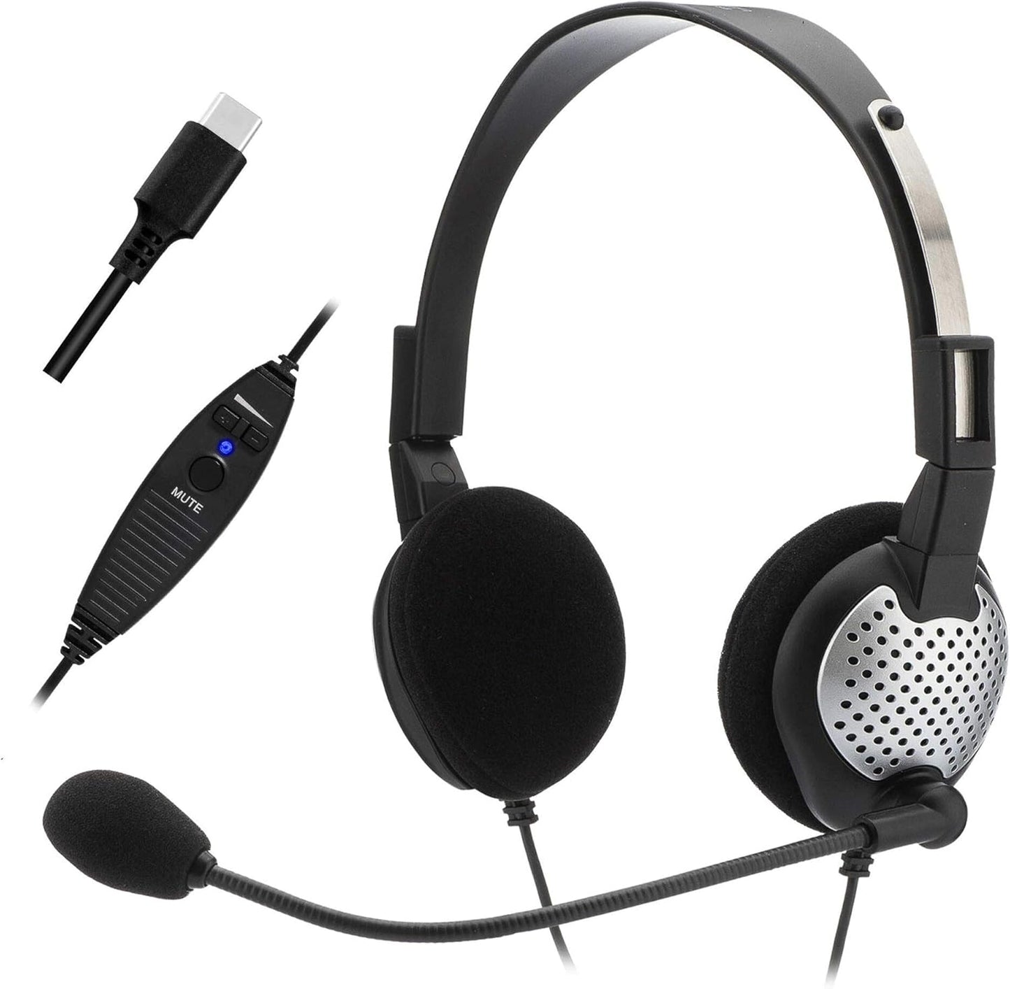 Andrea Electronics NC-185 VM USB High Fidelity Stereo Headset