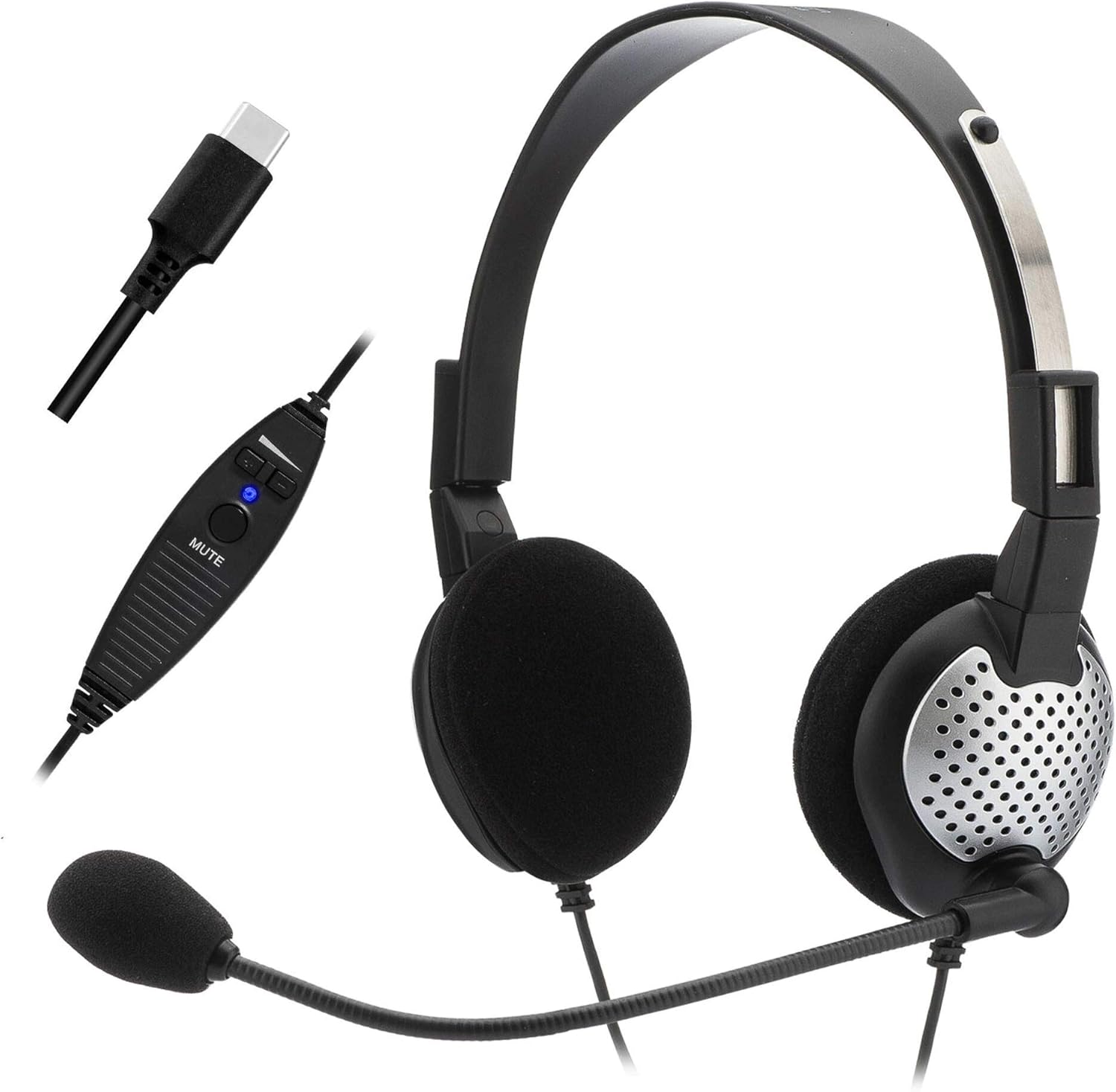 Andrea Electronics NC-185 VM USB High Fidelity Stereo Headset