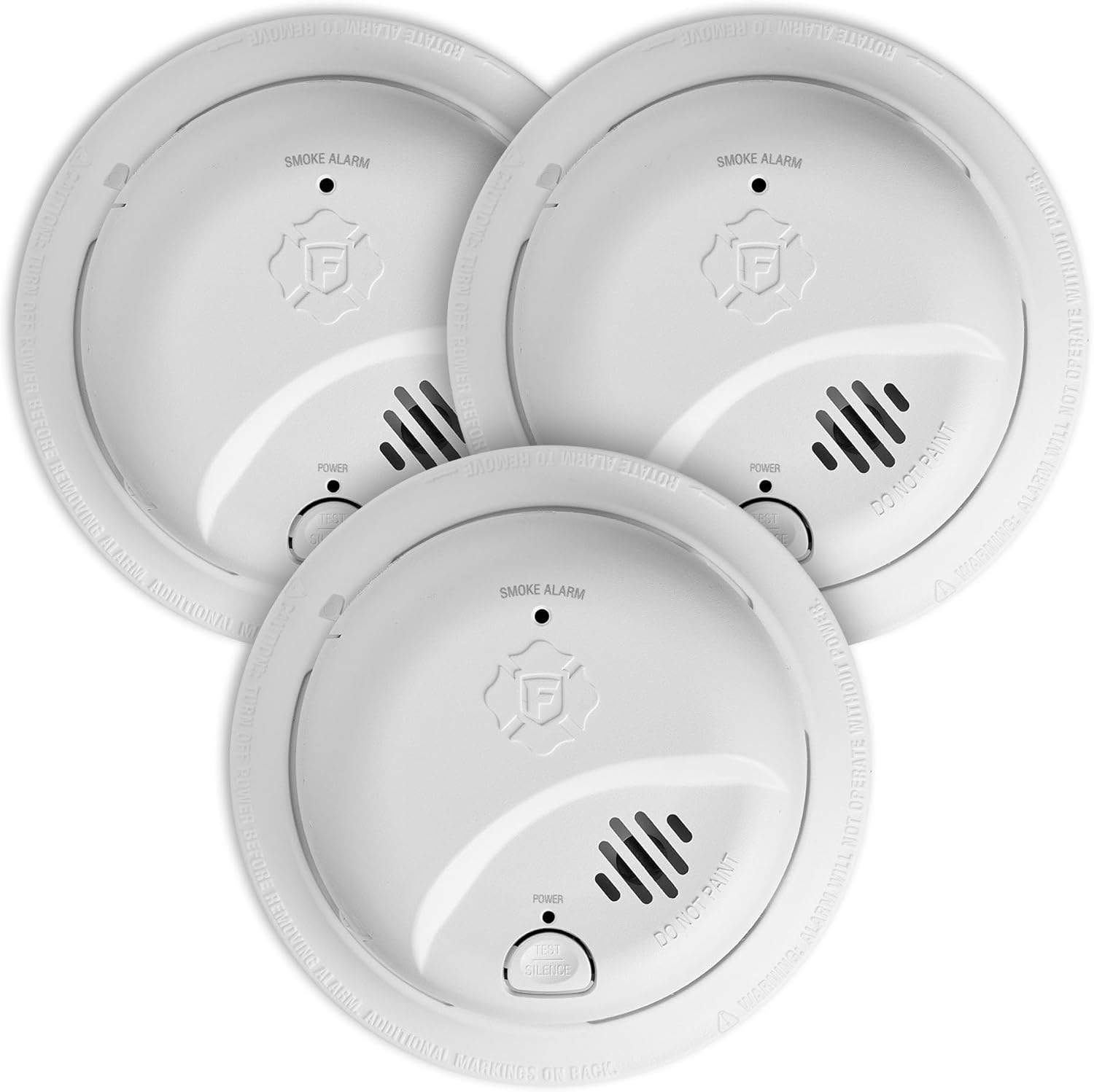 First Alert Smoke Alarm 3-Pack with Battery Backup and Interconnect