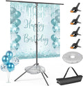 EMART T Shape Backdrop Stand 8.5x5ft - Stable Adjustable Support