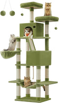 Feandrea 81.1-Inch Large Cat Tower for Indoor Cats and Kittens