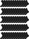 Tarpop 100 Pairs Bulk Mens Socks Moisture Wicking Ankle (Style MGBH)