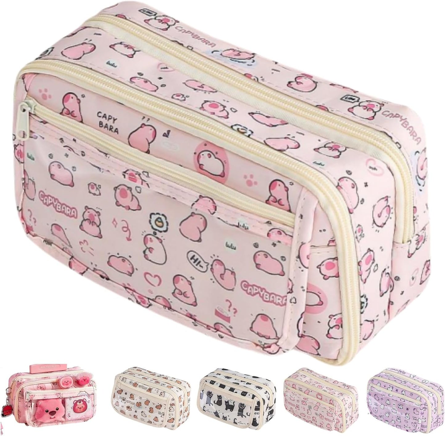 Pink Kawaii Pencil Case - Cute Organizer & Gift