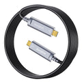 Fiber Optic USB C Cable (50ft) - 10Gbps Zero-Loss Active Optical Cable