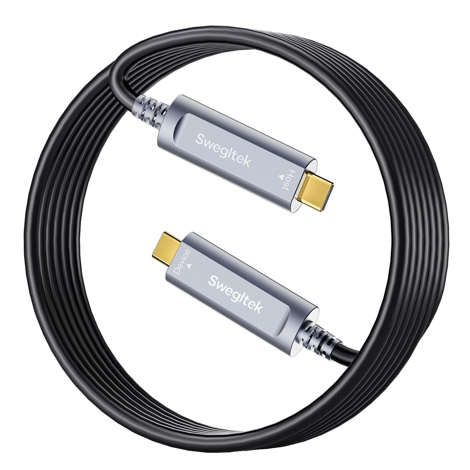 Fiber Optic USB C Cable 50ft for High Speed Data Transfer