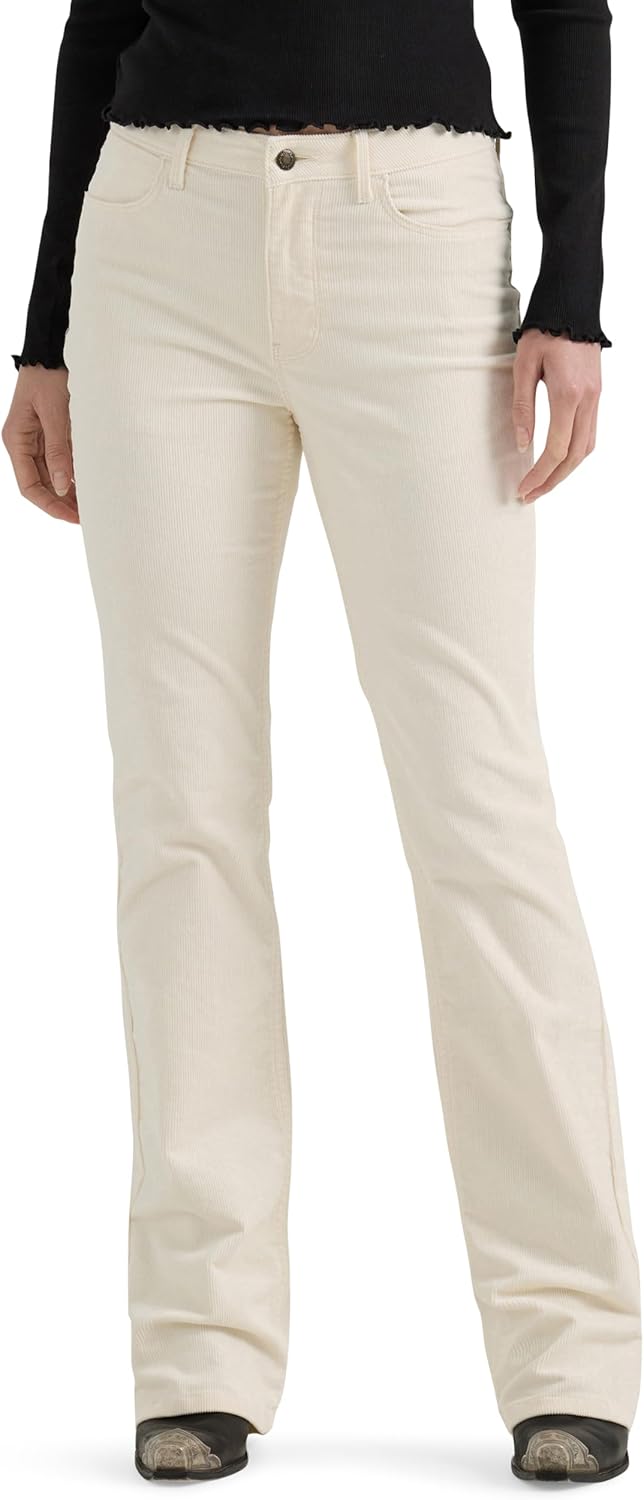 Wrangler Women's High Rise Bold Boot Jean for Timeless Style