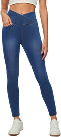 IUGA Women Jeans High Waisted Stretchy Jeggings for Women Pull On