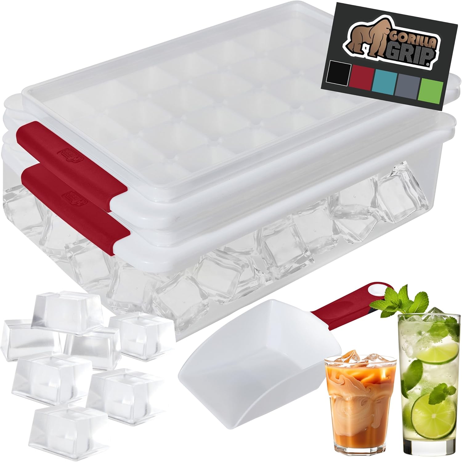 Easy Release Ice Cube Set: Makes 56 Cubes