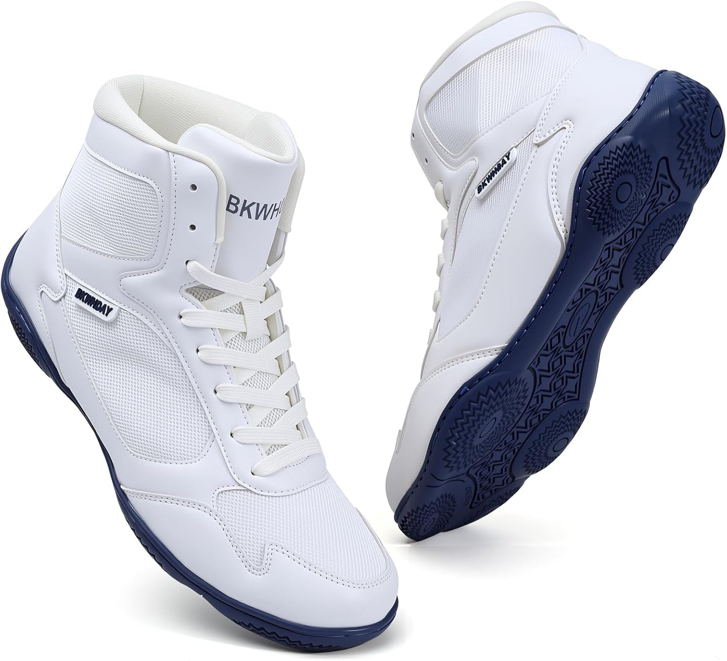 Wrestling Shoes for Men - High Top Boxing and Weightlifting Boots