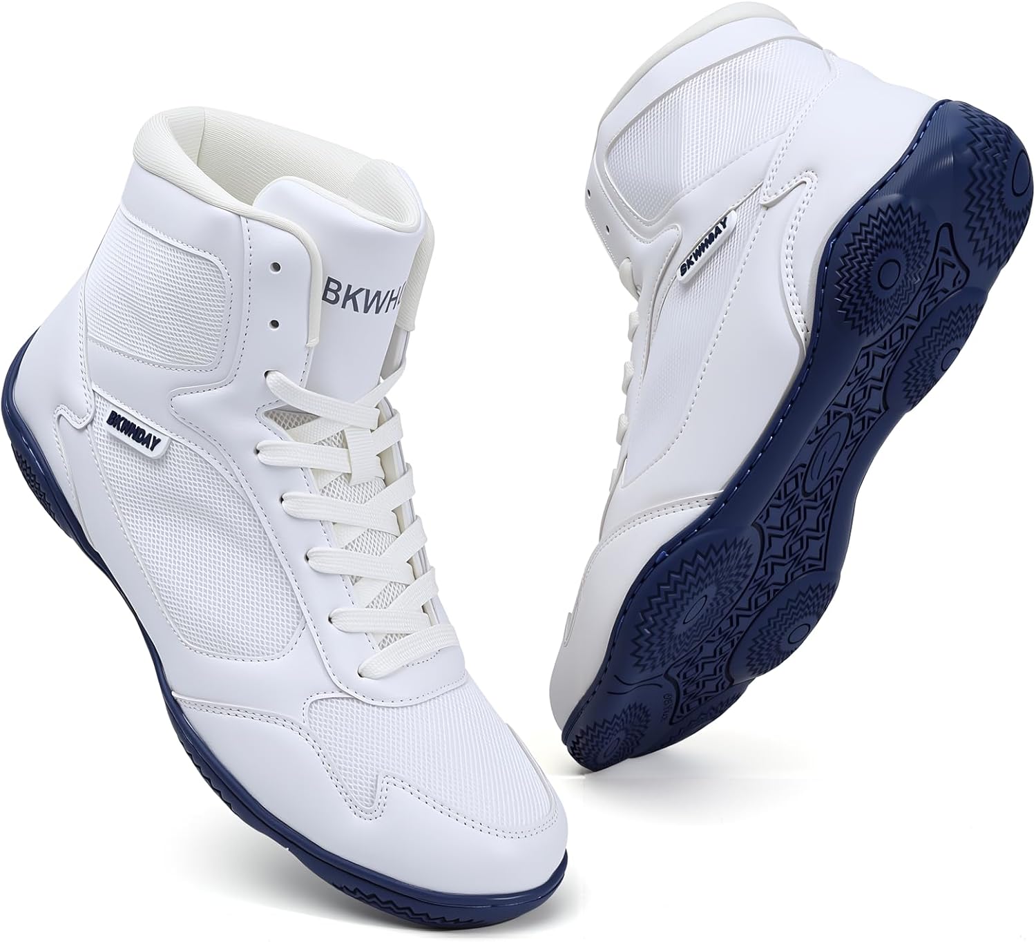 Wrestling Shoes for Men - High Top Boxing and Weightlifting Boots