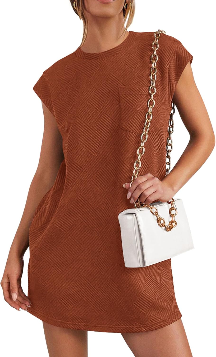 PRETTYGARDEN Women's Summer Short T Shirt Dress for Casual Style