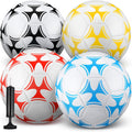 4 Pack Operation Christmas Soccer Balls with Pump - Multipurpose