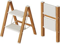 2 Step Lightweight Aluminum Folding Ladder for Home and Office